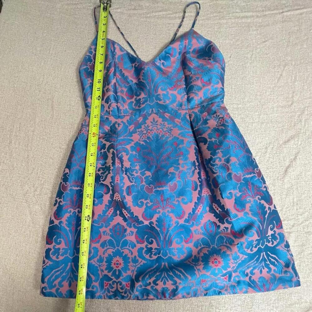 Free People Queen of Hearts Mini Dress | Jacquard | Party/Cocktail | Size 4 - Picture 6 of 9